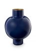 Pip-Studio-Vase-Metal-Large-Royal-Blue-31.5x42cm