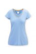 Top Short Sleeve Solid Light Blue