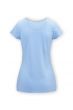 Top Short Sleeve Solid Light Blue