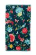 Towel-set/3-floral-print-dark-blue-55x100-pip-studio-good-evening-cotton