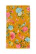 Towel-set/3-floral-print-yellow-55x100-pip-studio-good-evening-cotton