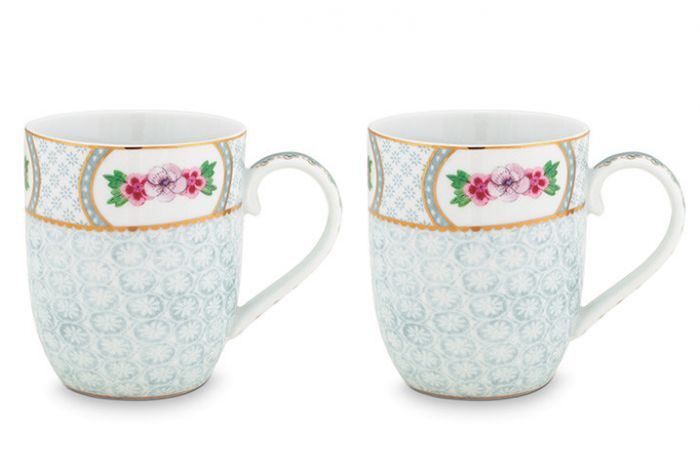 mugs-small-set-of-2-white-botanical-print-blushing-birds-pip-studio-145-ml