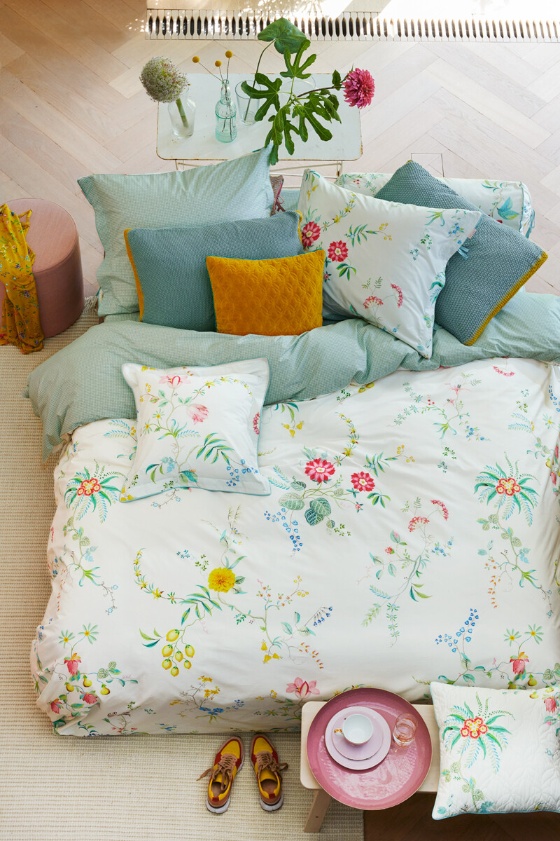 Color Relation Product Bettbezug Fleur Grandeur Weiss