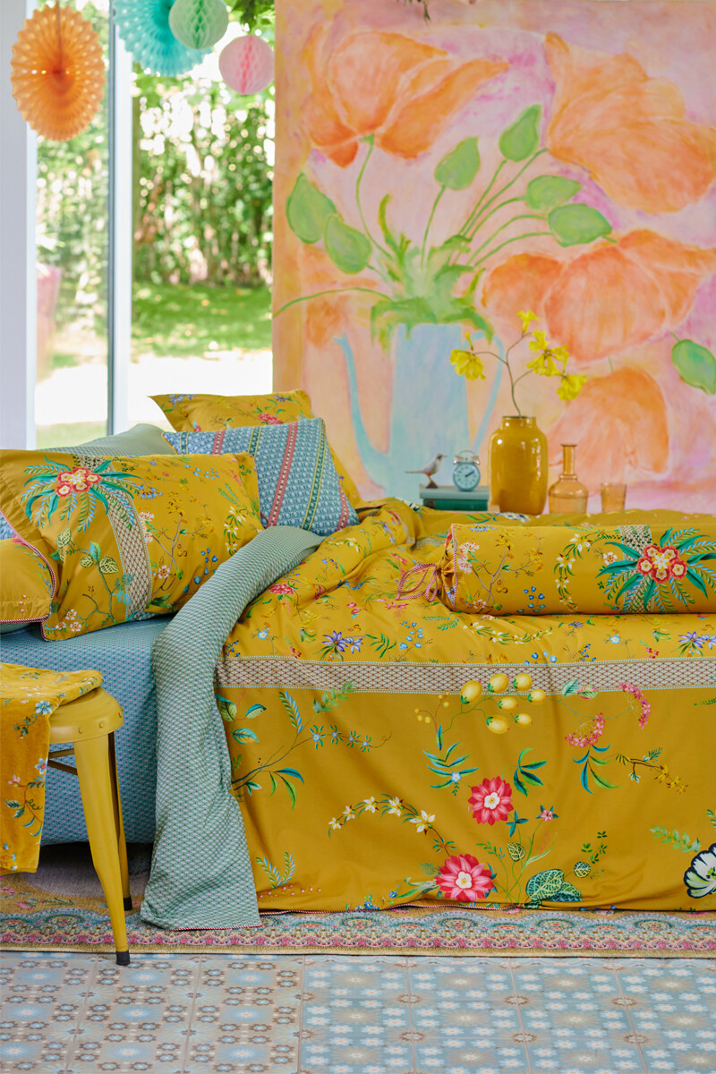 Color Relation Product Bettbezug Petites Fleurs Gelb