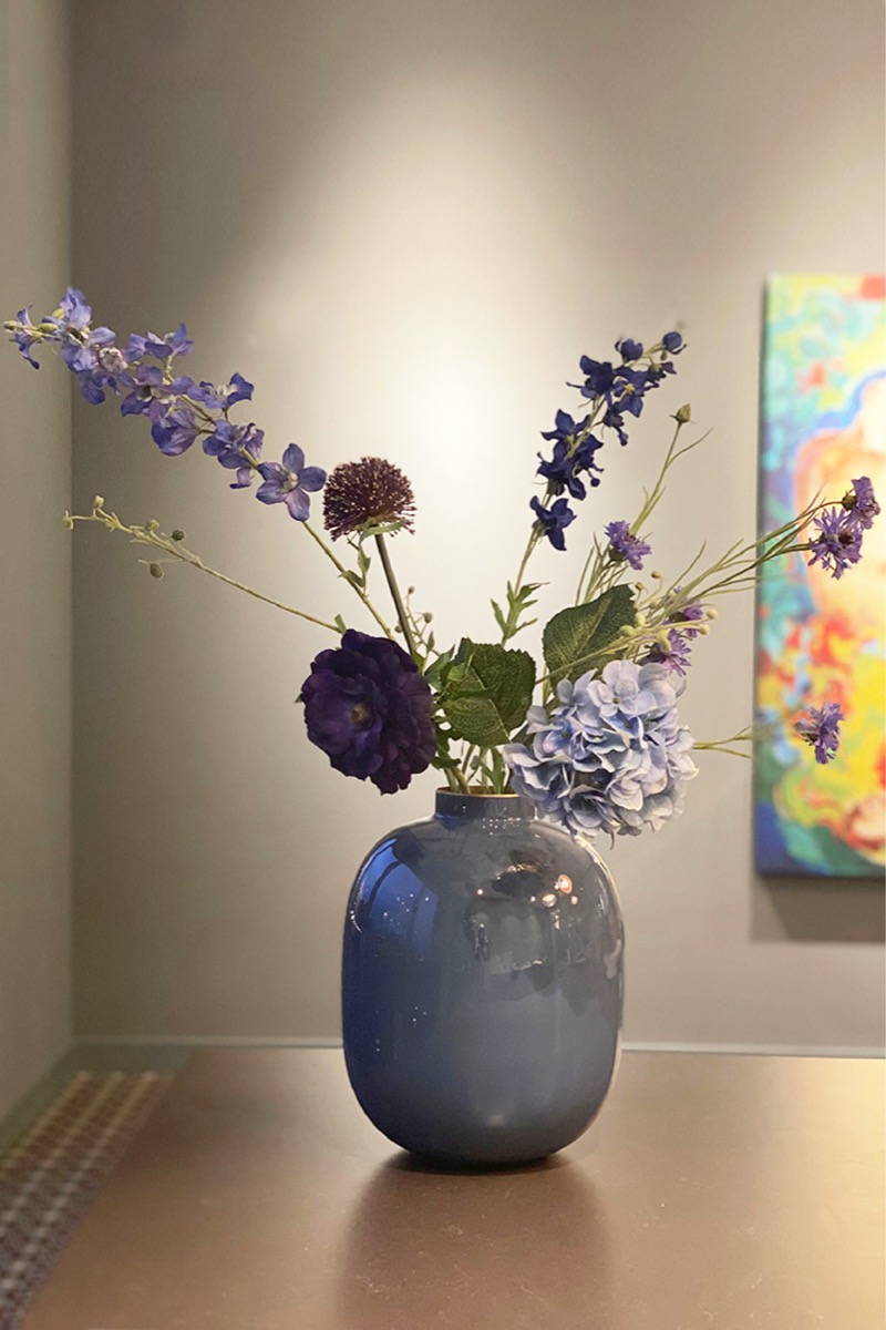 Color Relation Product Pip Künstliche Blumen Elegance in Blue