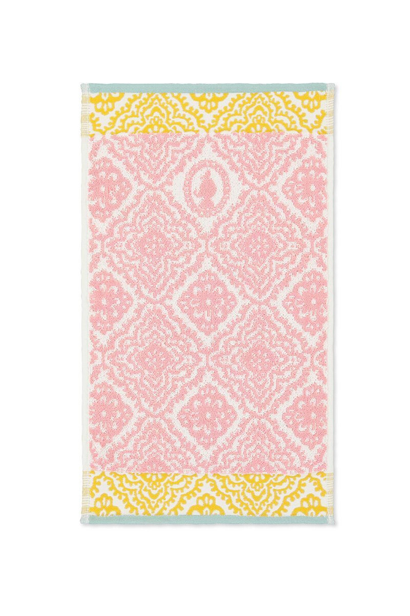 Color Relation Product Guest towel Jacquard Check Pink 30x50 cm