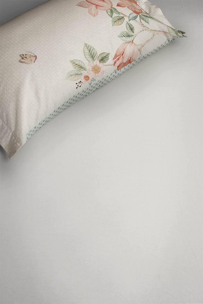 Color Relation Product Fitted Sheet Goodnight by Pip White