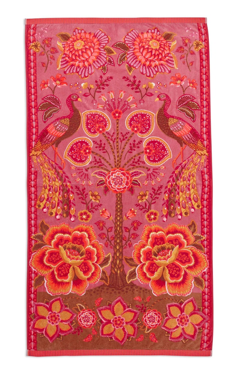 Color Relation Product Beach Towel Jungle Garden Pink