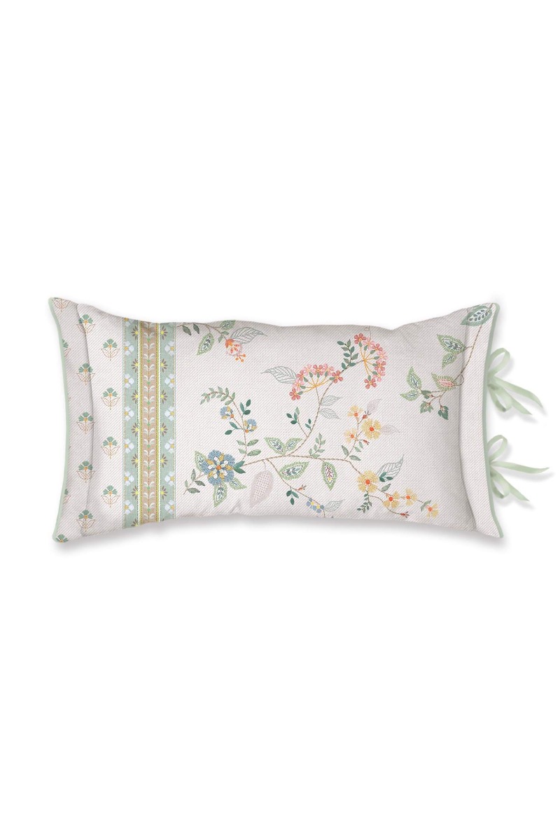 Pip Studio Sierkussen Kili Flower Wit - Officiële Webshop