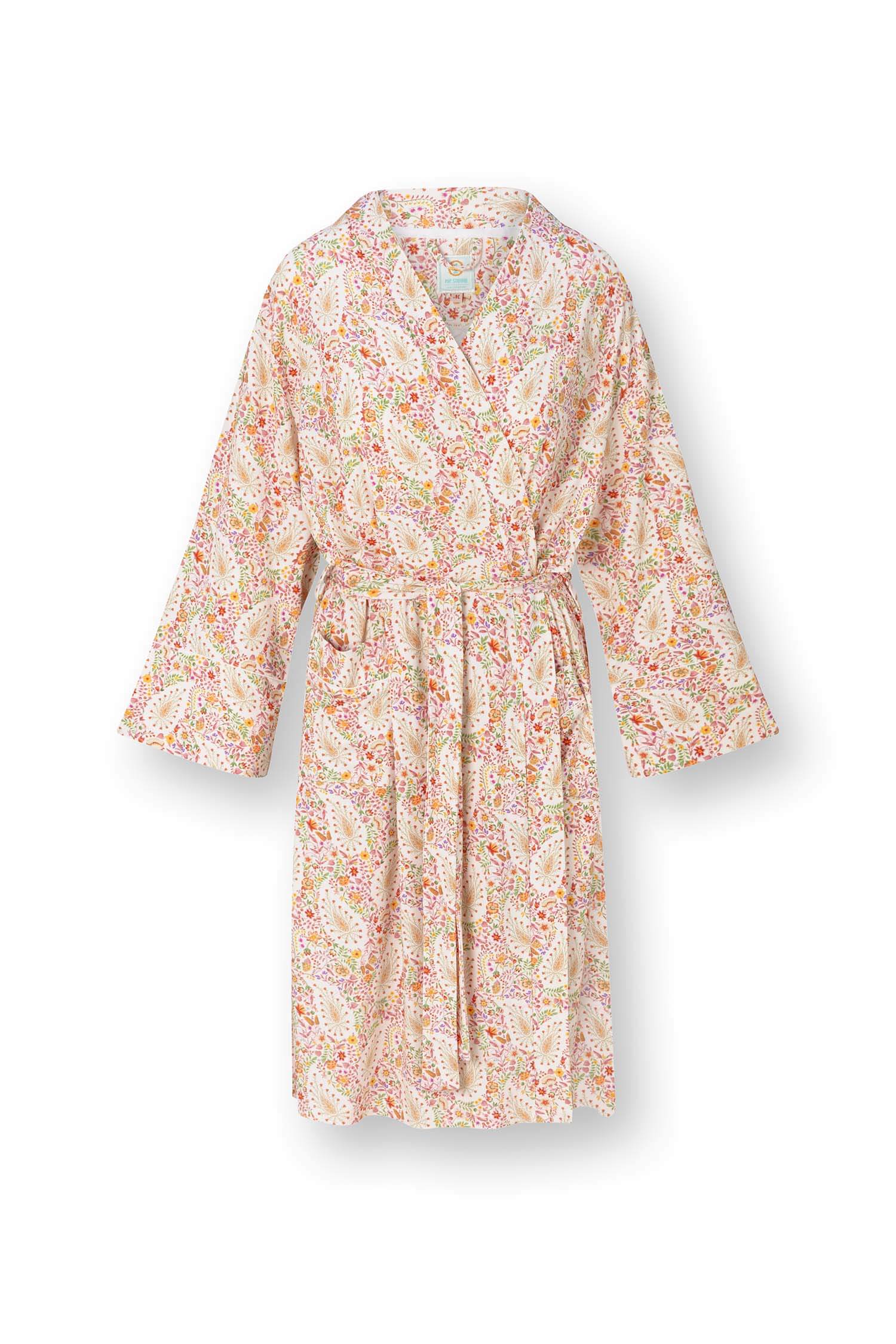Pip Studio Naomi Kimono Kairi Bloom Rood M - Officiële Webshop