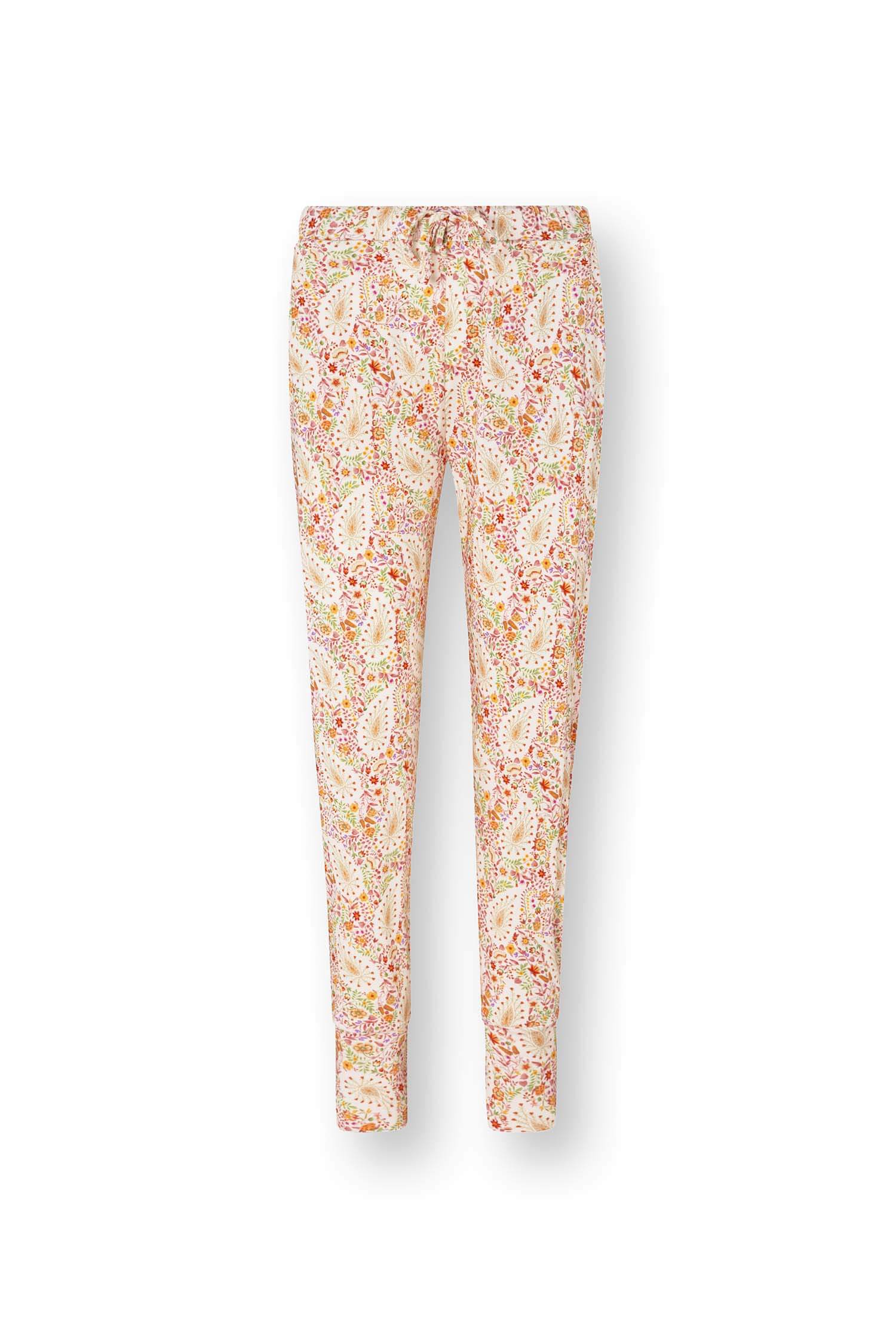 Pip Studio Bobien Lange Broek Kairi Bloom Rood M - Officiële Webshop