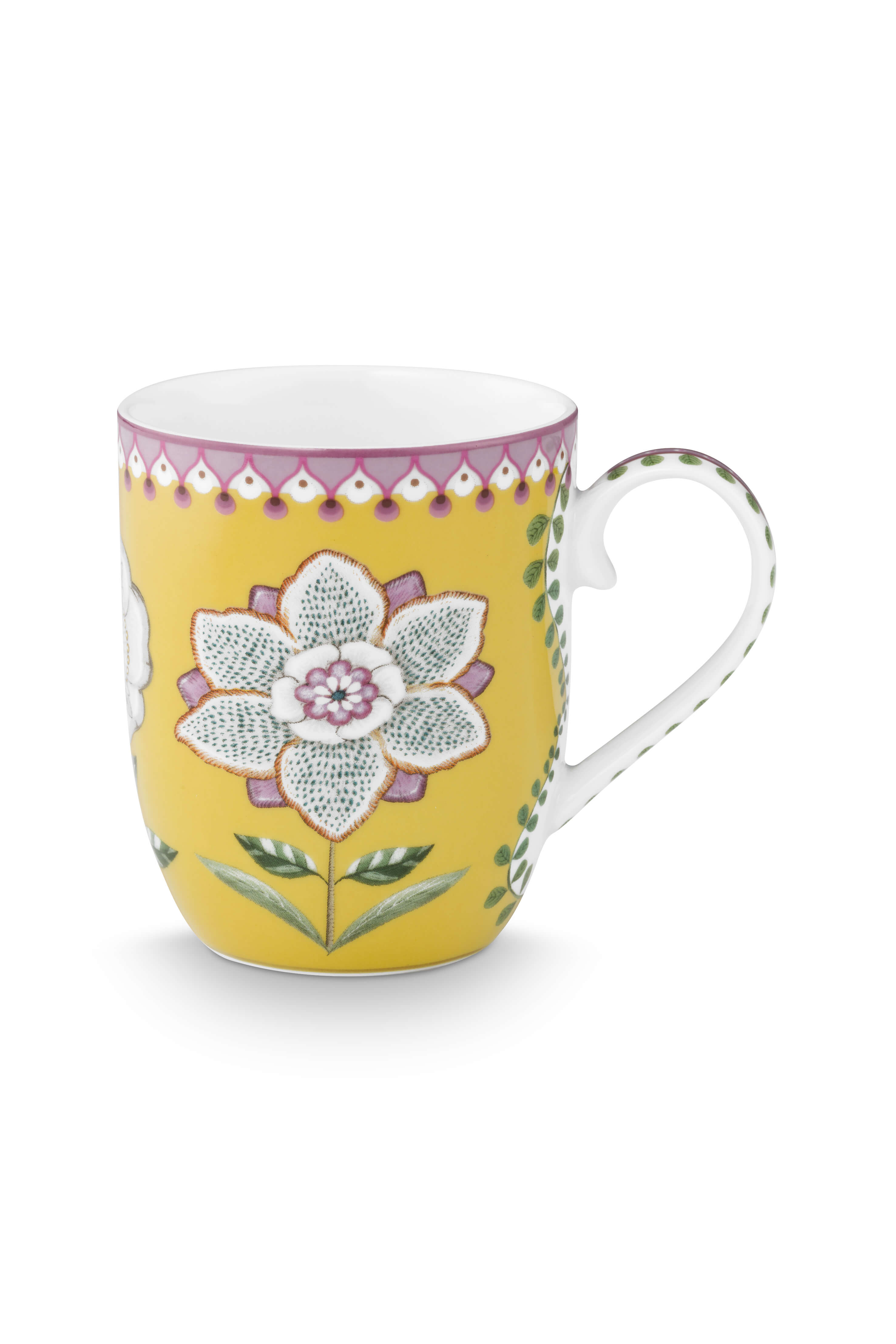 Pip Studio Mok Lily&Lotus Geel 145ml - Officiële Webshop