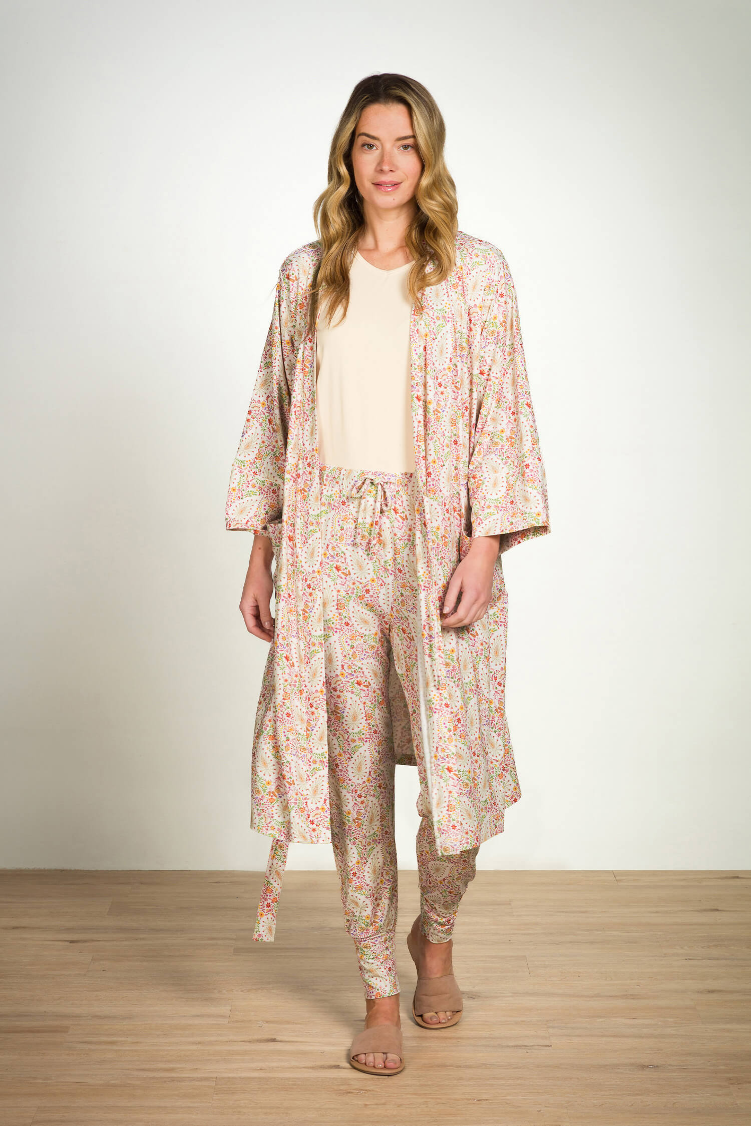 Pip Studio Naomi Kimono Kairi Bloom Rood L - Officiële Webshop