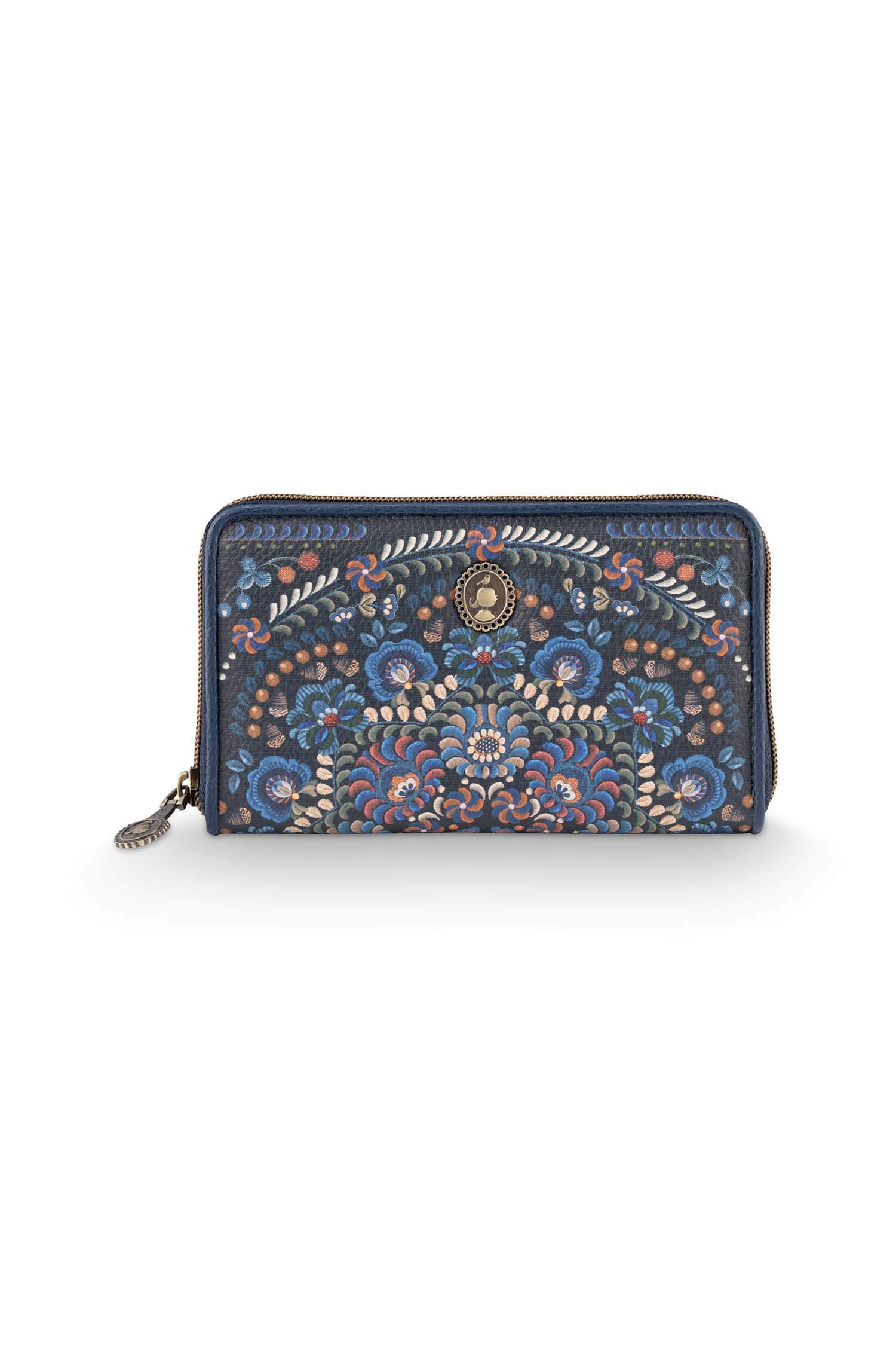 Pip Studio Portemonnee Willow Il Ricamo Blauw - Officiële Webshop