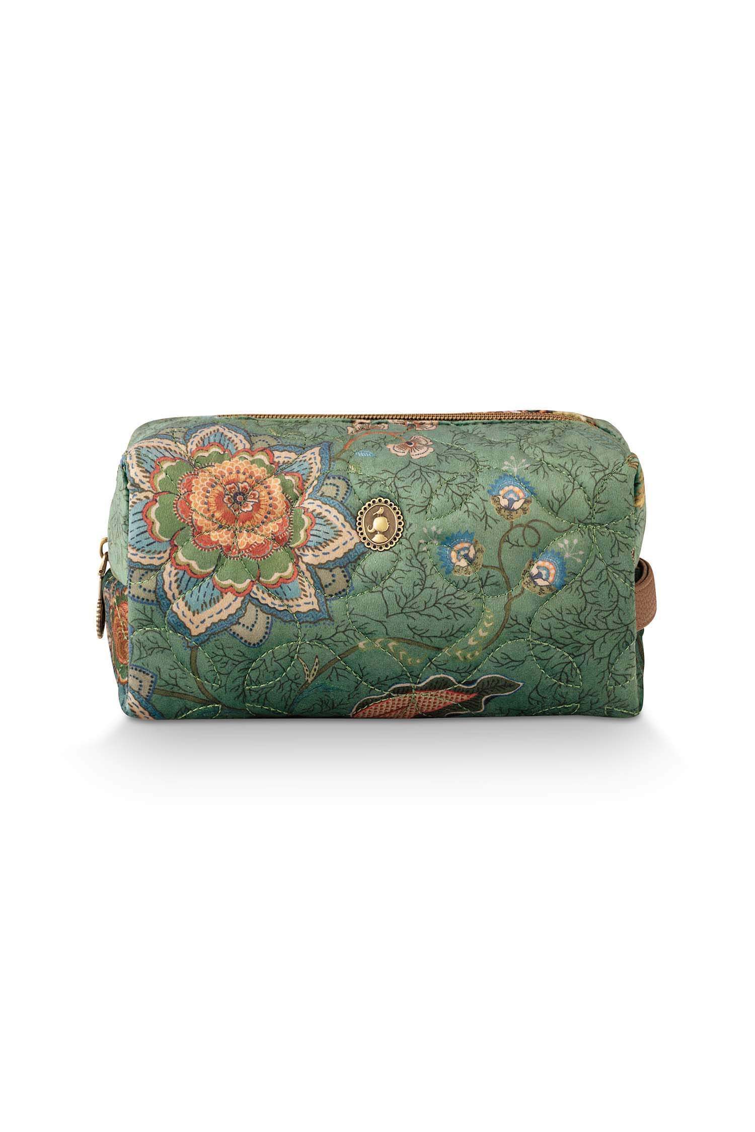 Pip Studio Toilettas Coco Medium Mumbai Morning Groen - Officiële Webshop