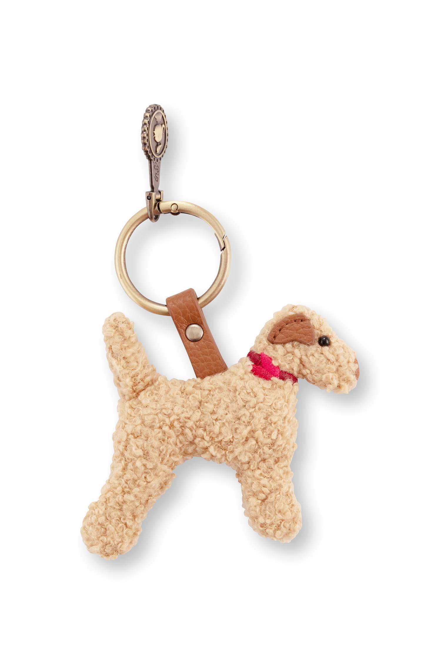 Pip Studio Sleutelhanger Bobby Hond Teddy Zand - Officiële Webshop