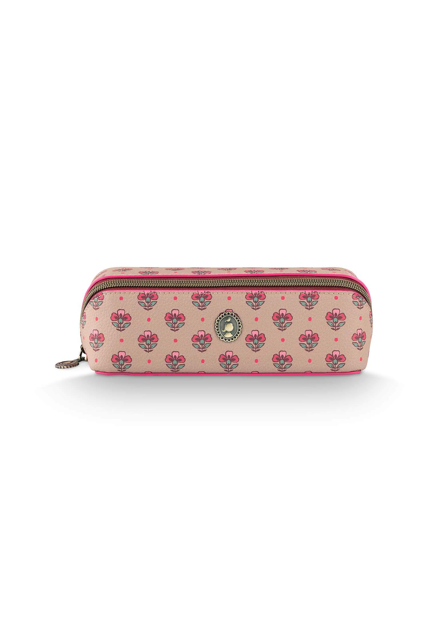 Pip Studio Toilettas Cyrille Klein Jaipur Flower Roze - Officiële Webshop