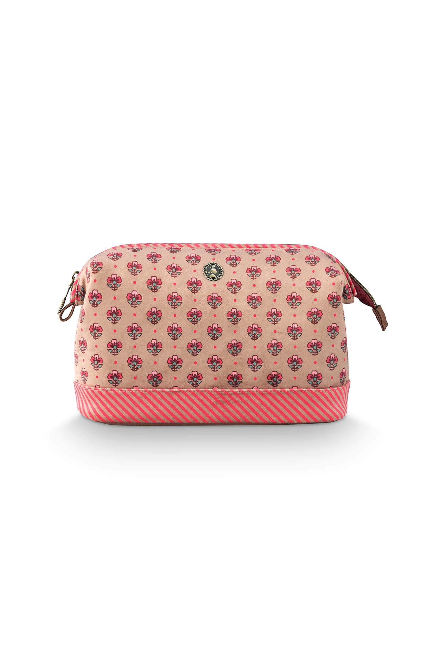 Pip Studio Toilettas Cooper Groot Jaipur Flower Roze - Officiële Webshop