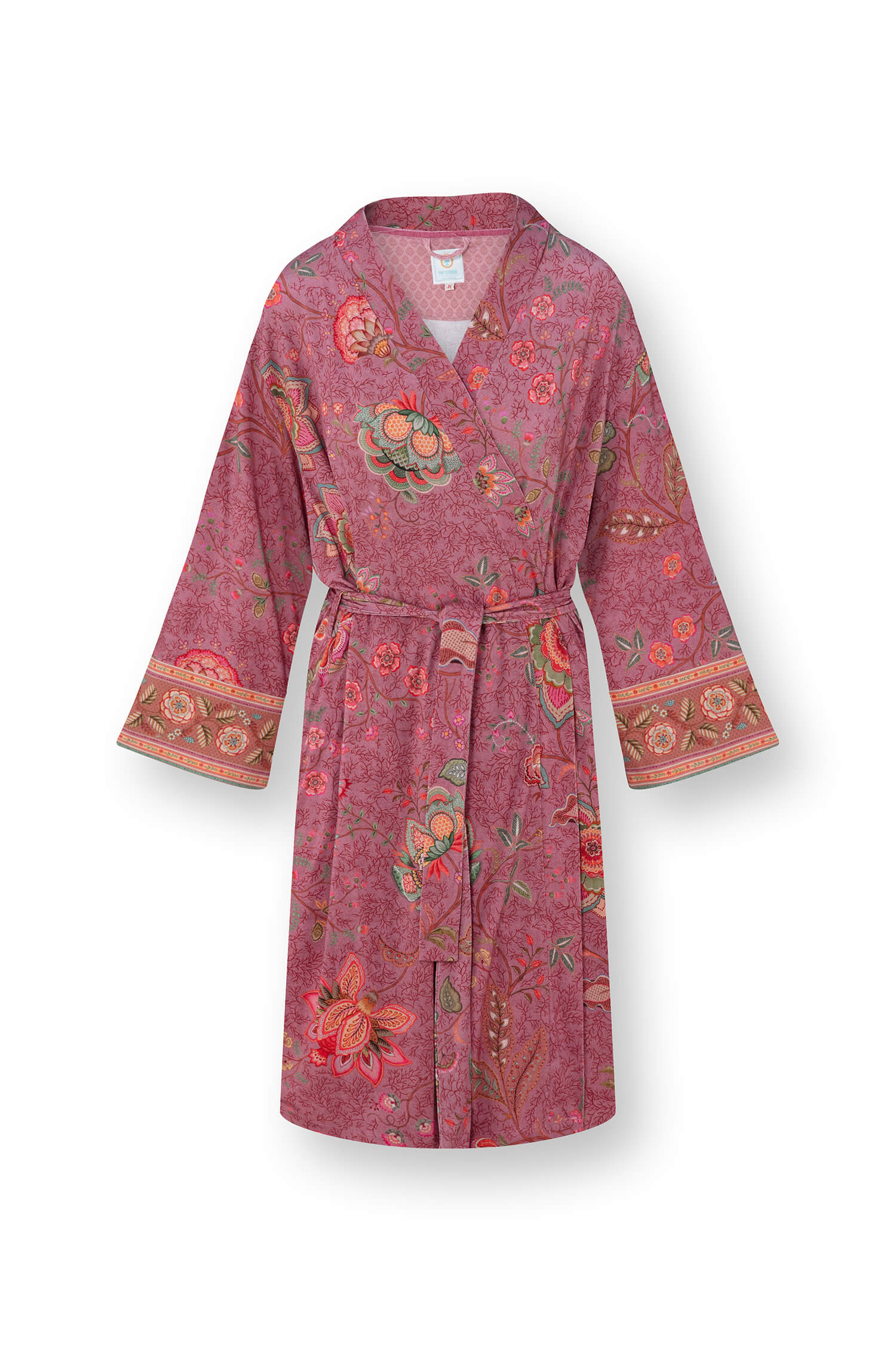 Pip Studio Naomi Kimono Mumbai Morning Roze L - Officiële Webshop