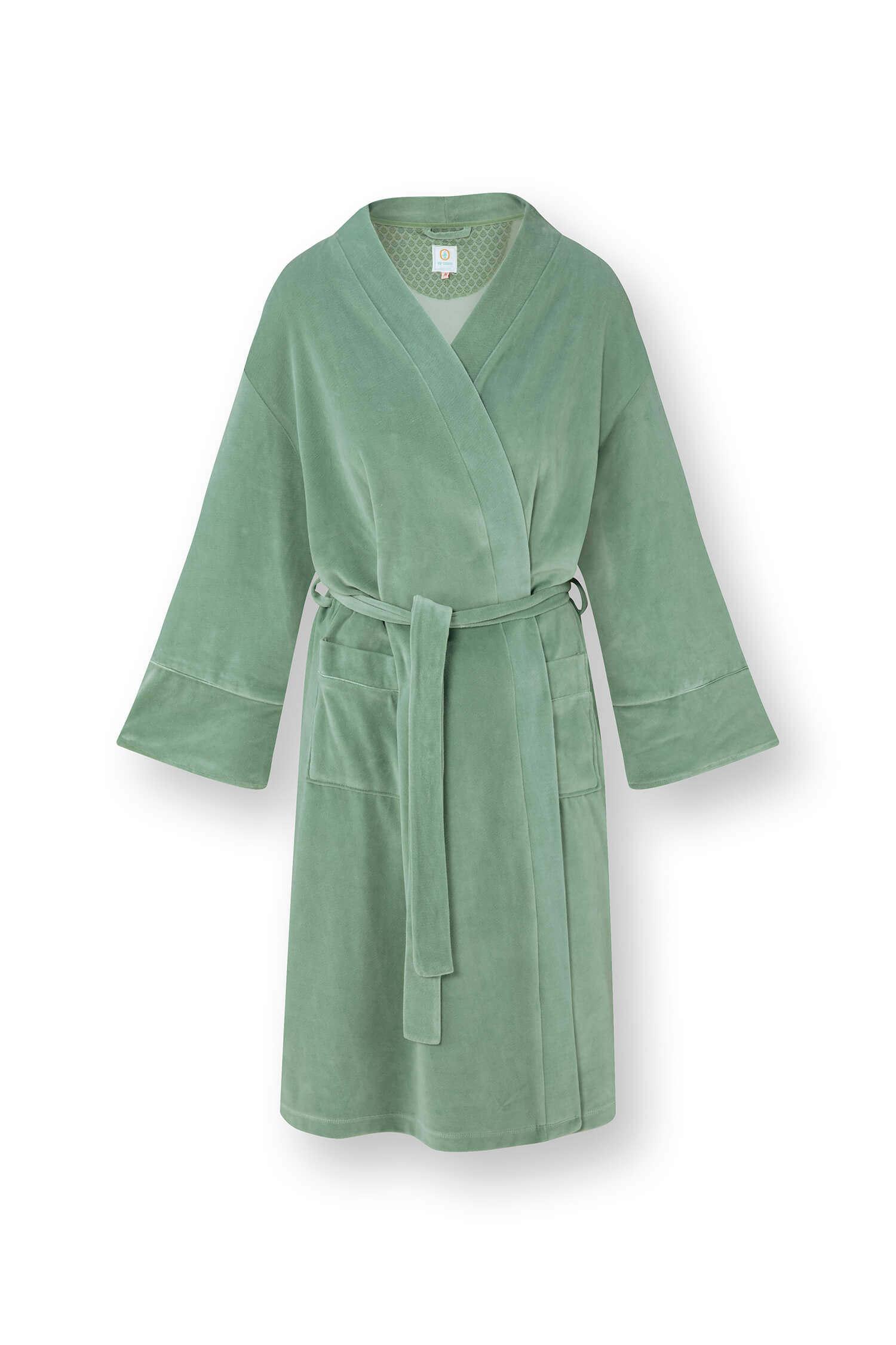 Pip Studio Naomi Kimono Velvet Groen XXL - Officiële Webshop