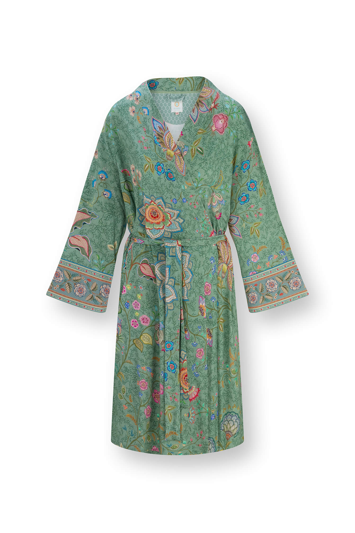 Pip Studio Naomi Kimono Mumbai Morning Groen M - Officiële Webshop