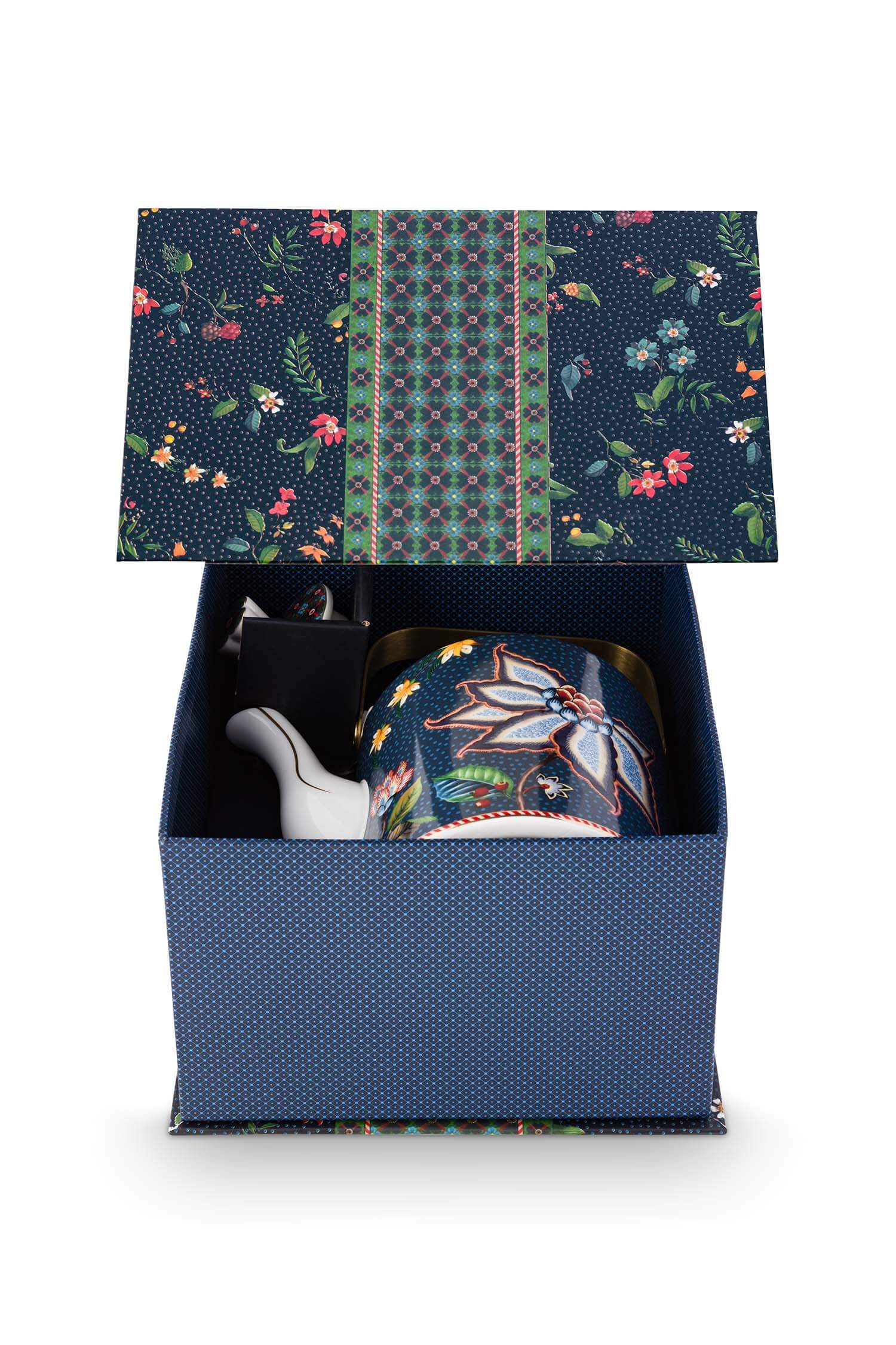 Pip Studio Geschenkset Theepot Oriental Berry Blues Blauw - Officiële Webshop