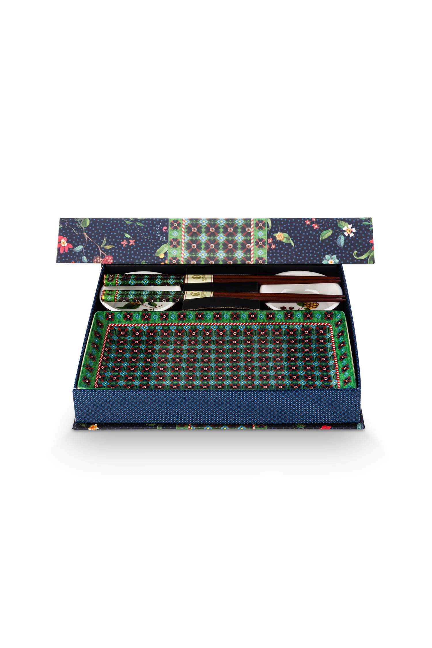 Pip Studio Geschenkset Rond Oriental Berry Blues Blauw - Officiële Webshop