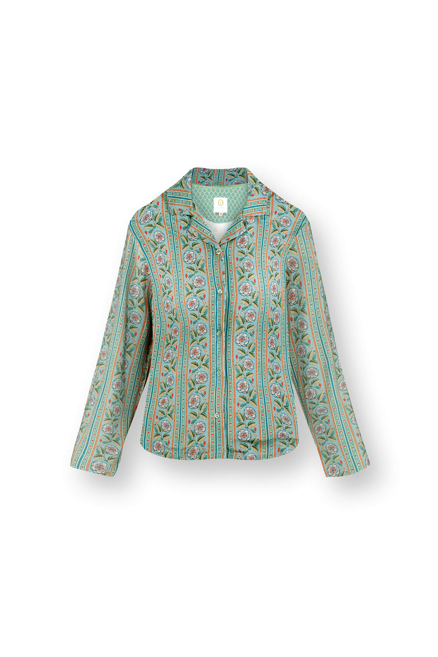 Pip Studio Faye Top Lange Mouw Rosa Rani Blauw XS - Officiële Webshop