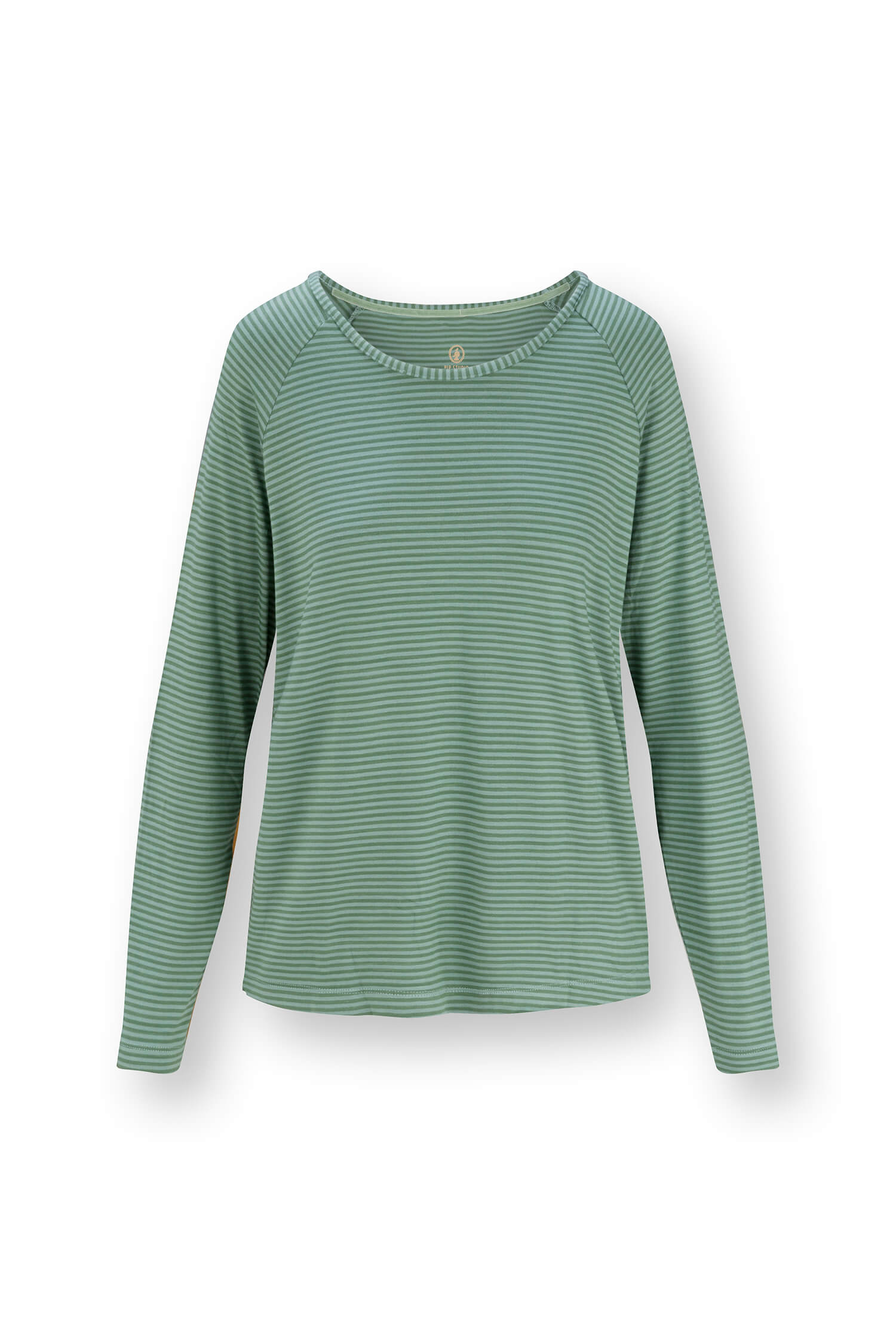 Pip Studio Tina Top Lange Mouw Little Sumo Stripe Groen XS - Officiële Webshop