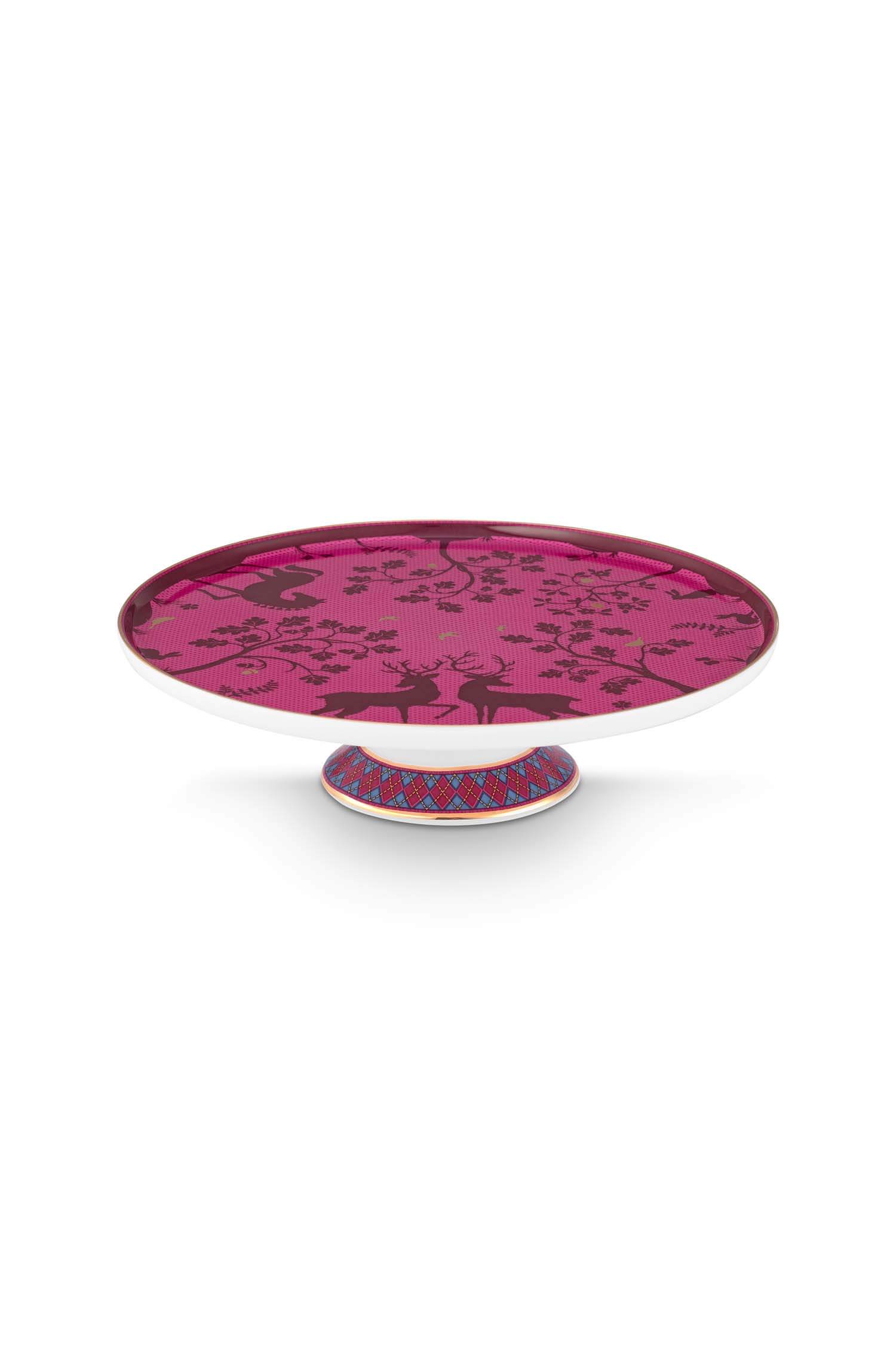 Pip Studio Taartplateau Klein Pip's Deerest Darling Roze 21cm - Officiële Webshop