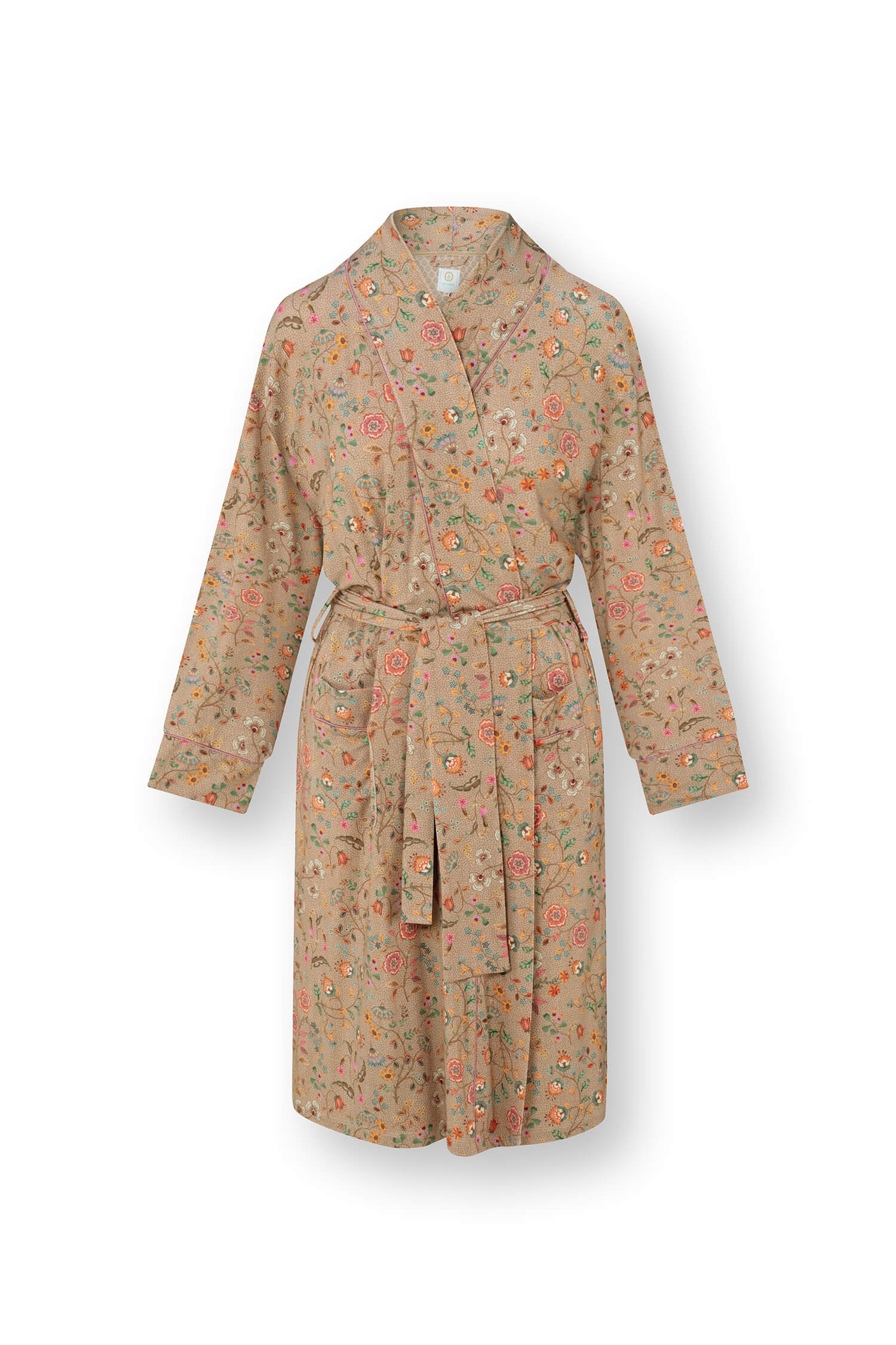 Pip Studio Nisha Kimono Flora Bangalore Zand XXL - Officiële Webshop