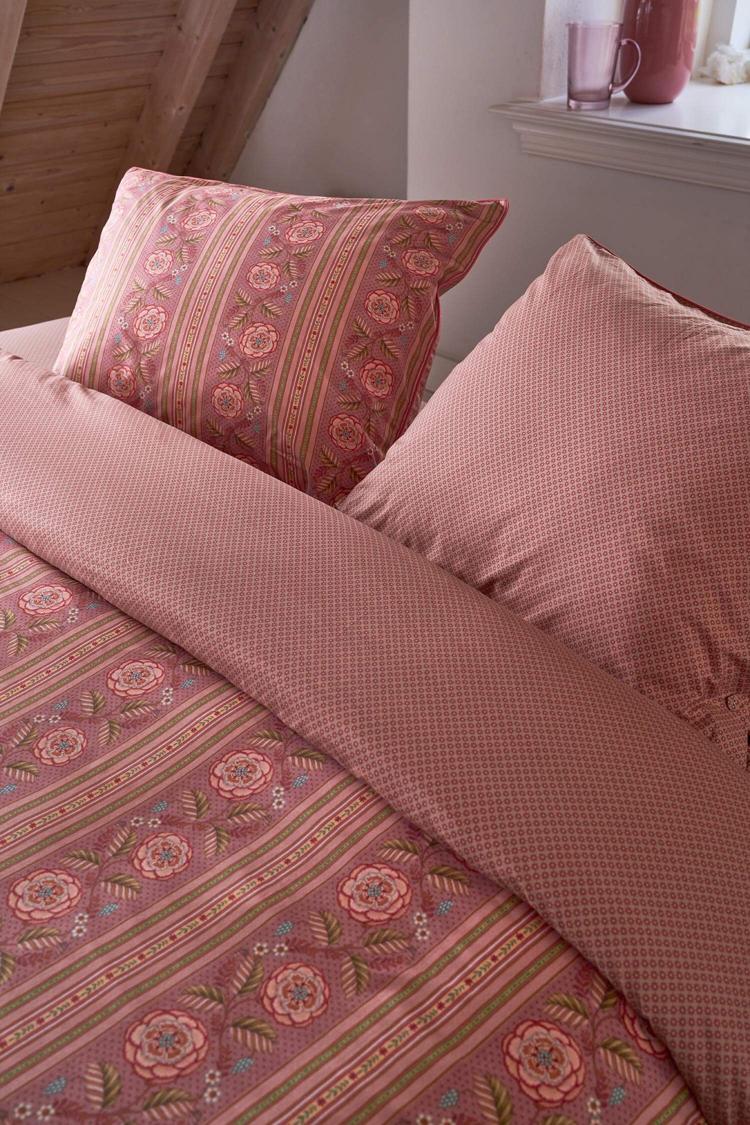 Pip Studio Kussensloop Rosa Rani Roze 60x70cm - Officiële Webshop