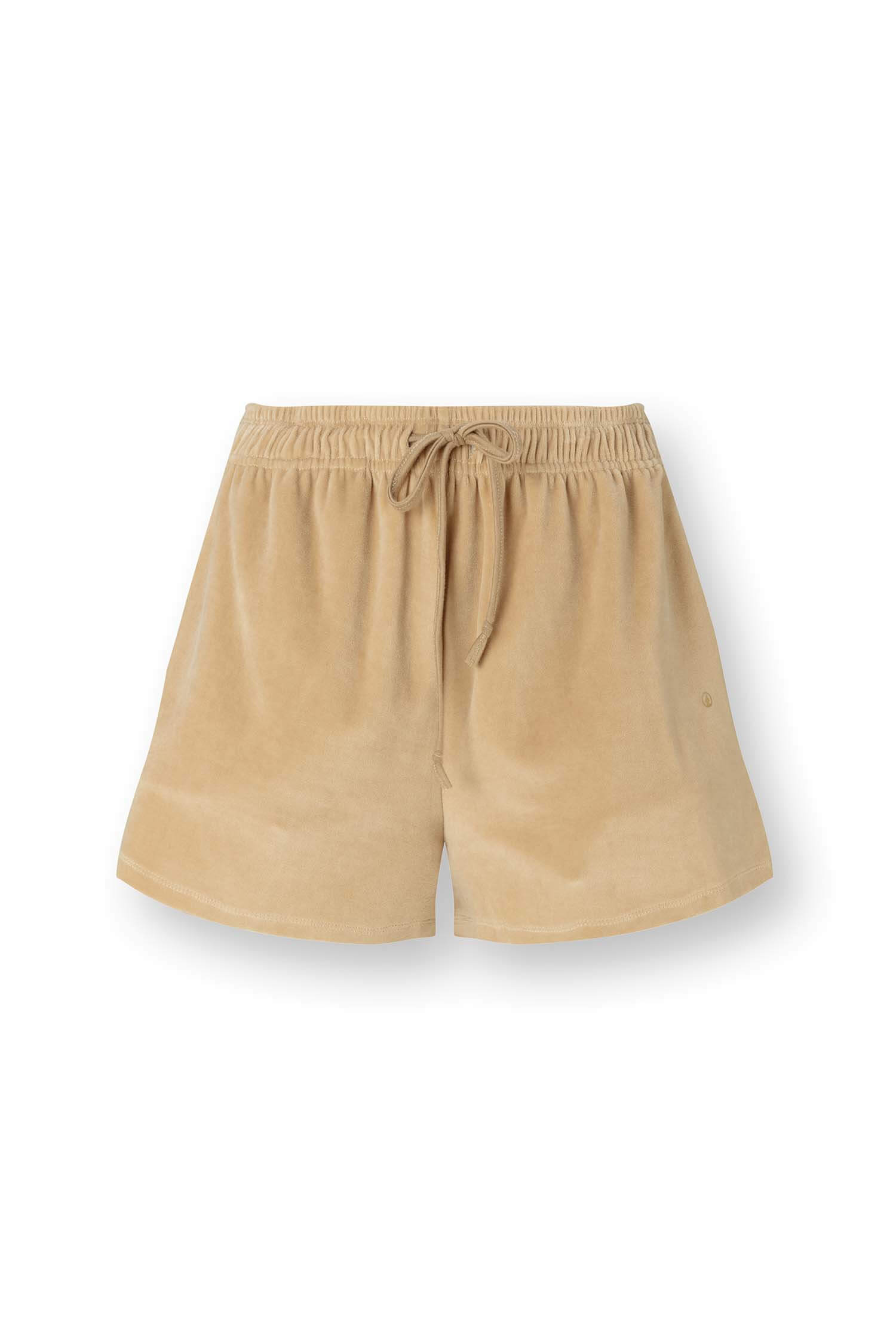 Pip Studio Bisou Korte Broek Velvet Beige XXL - Officiële Webshop