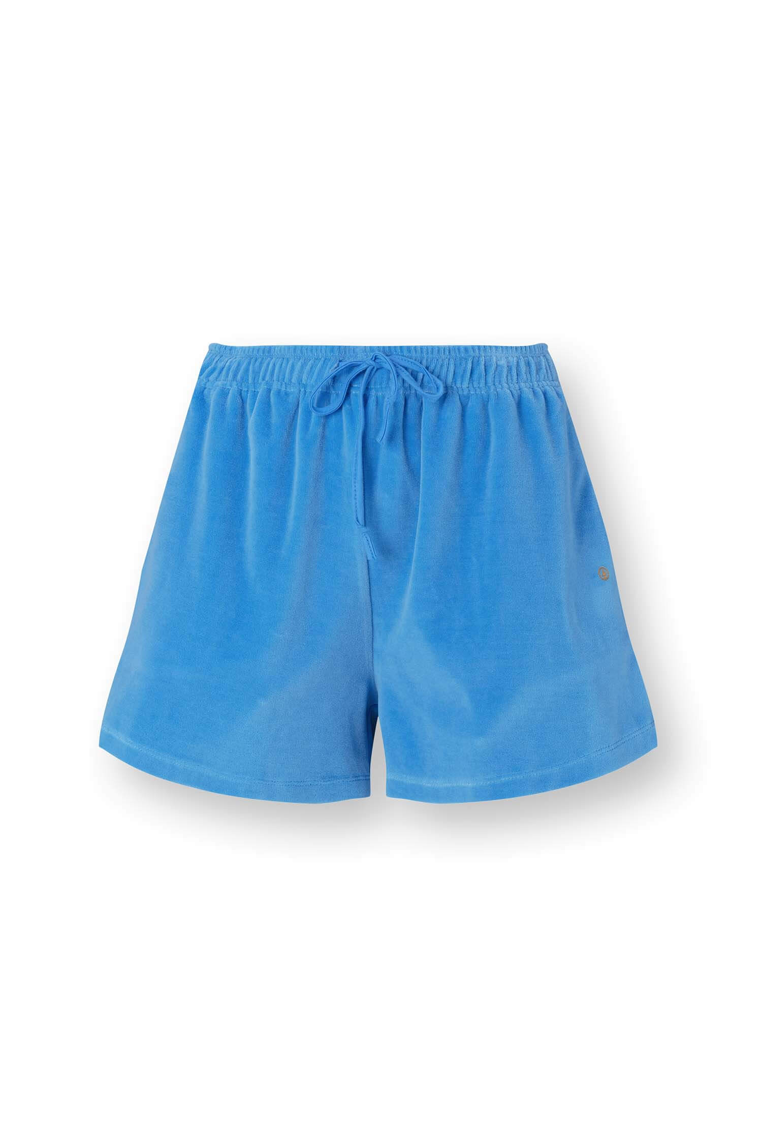 Pip Studio Bisou Korte Broek Velvet Blauw S - Officiële Webshop