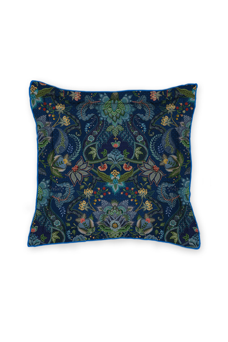 Color Relation Product Cushion Square Kyoto Festival Dark Blue
