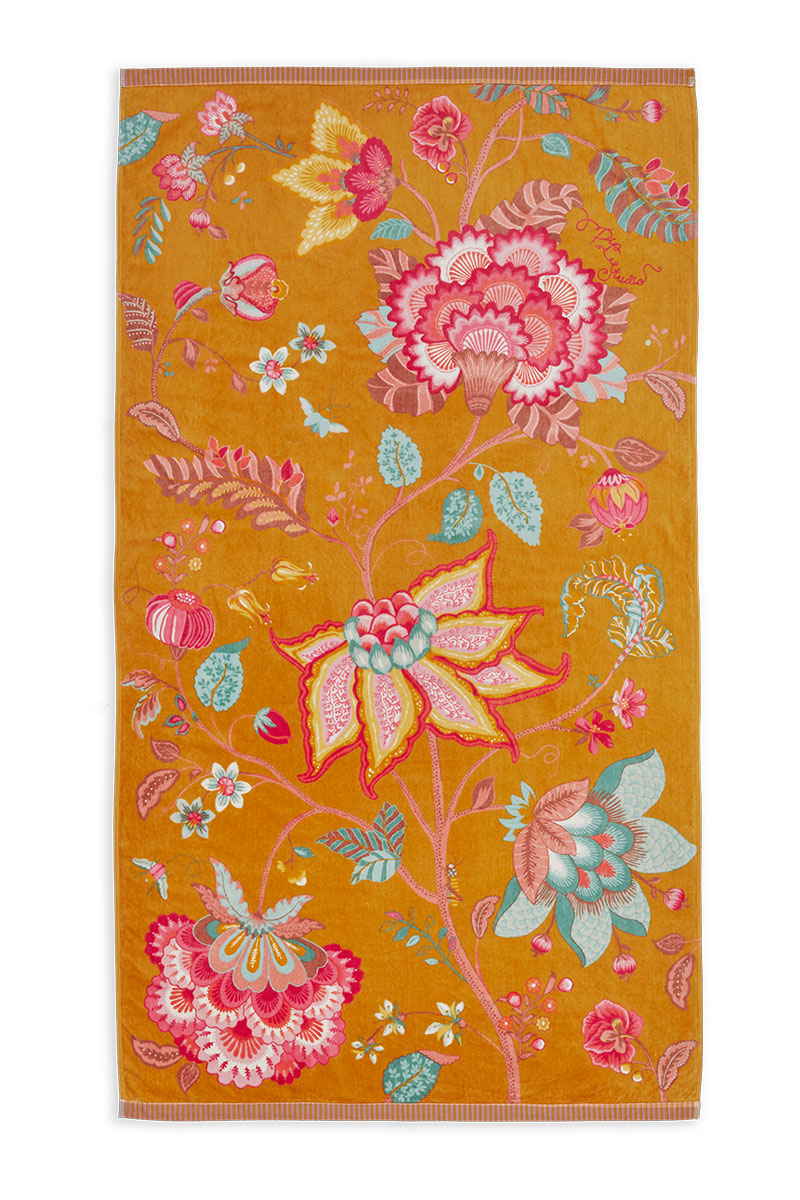 Color Relation Product Beach Towel Pip Flowers Yellow