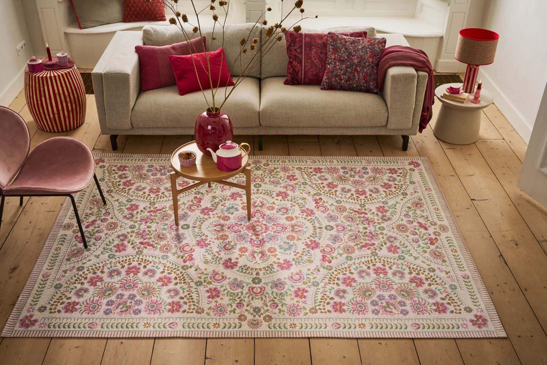 Pip Studio Vloerkleed Il Ricamo by Pip Zand 155x230 cm - Officiële Webshop