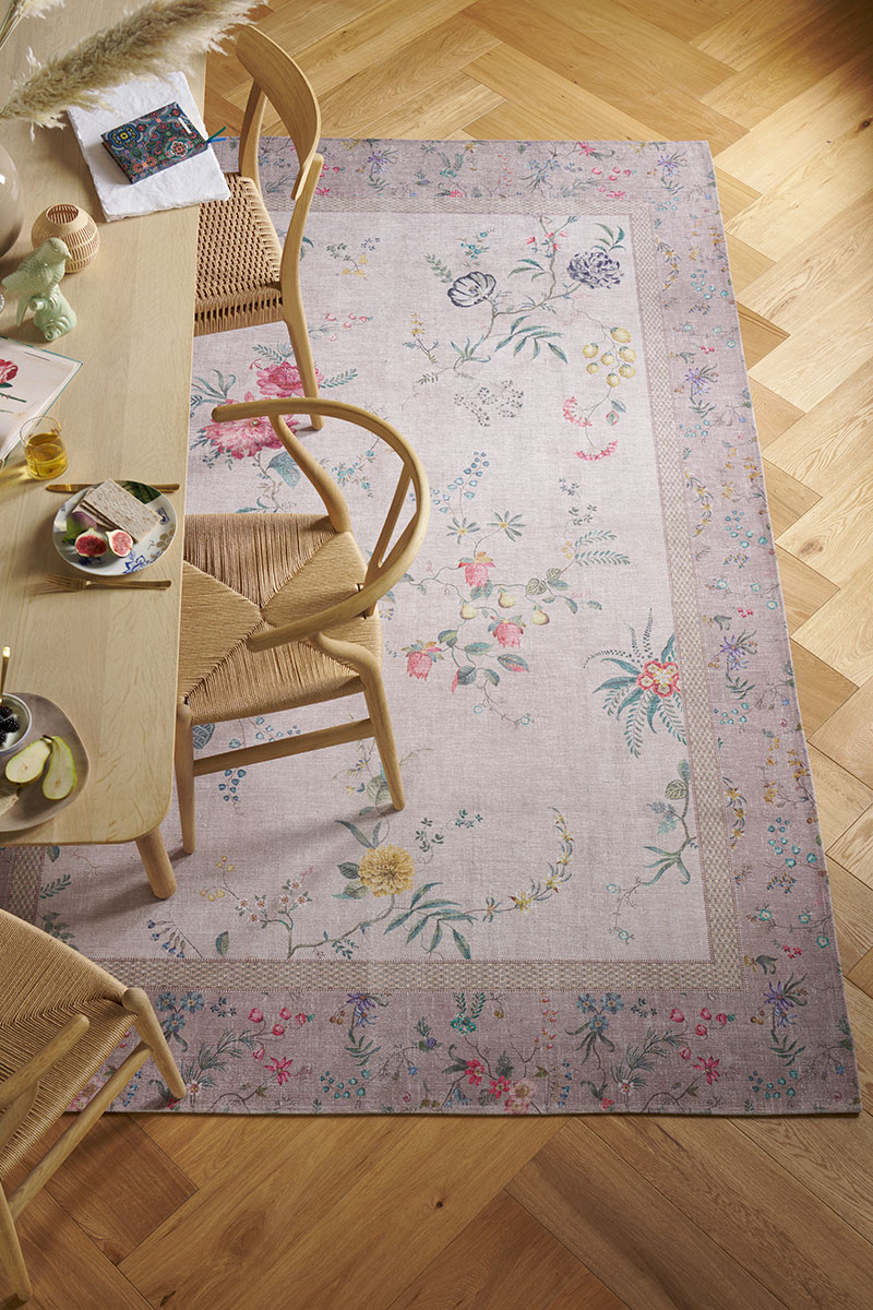 Color Relation Product Carpet Fleur Grandeur by Pip Khaki