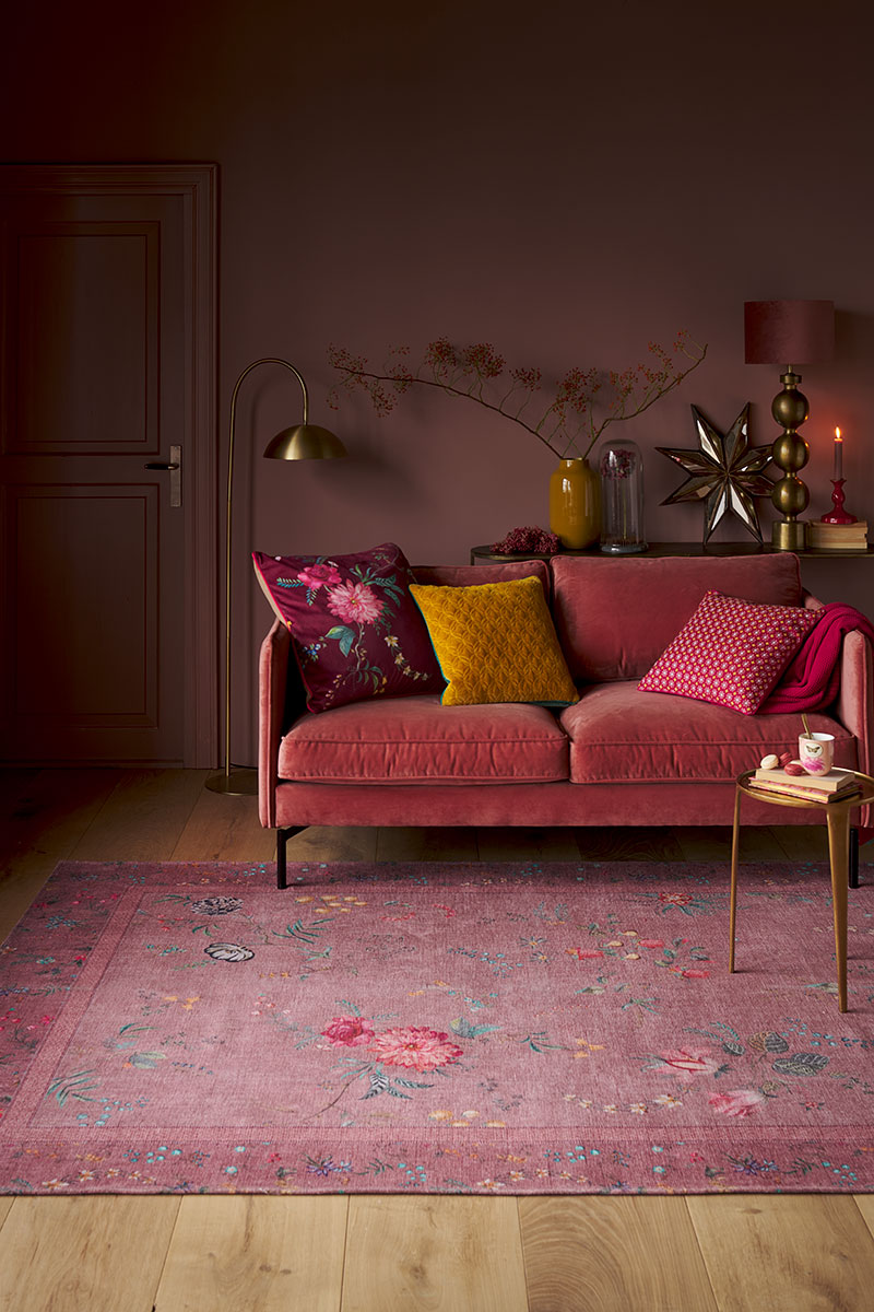 Color Relation Product Carpet Fleur Grandeur by Pip Pink