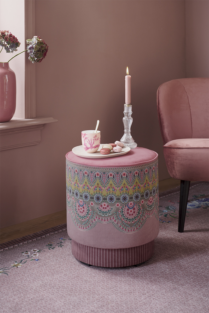 Color Relation Product Stool High Majorelle Pink
