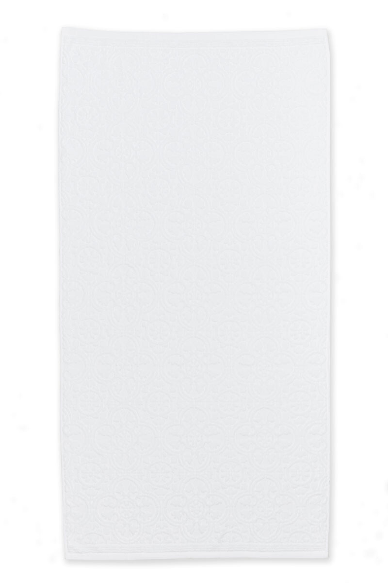 Color Relation Product Large Bath Towel Tile de Pip White 70x140 cm
