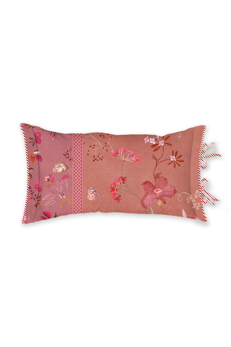 Color Relation Product Rechteckige Zierkissen Tokyo Bouquet Rosa/Terra