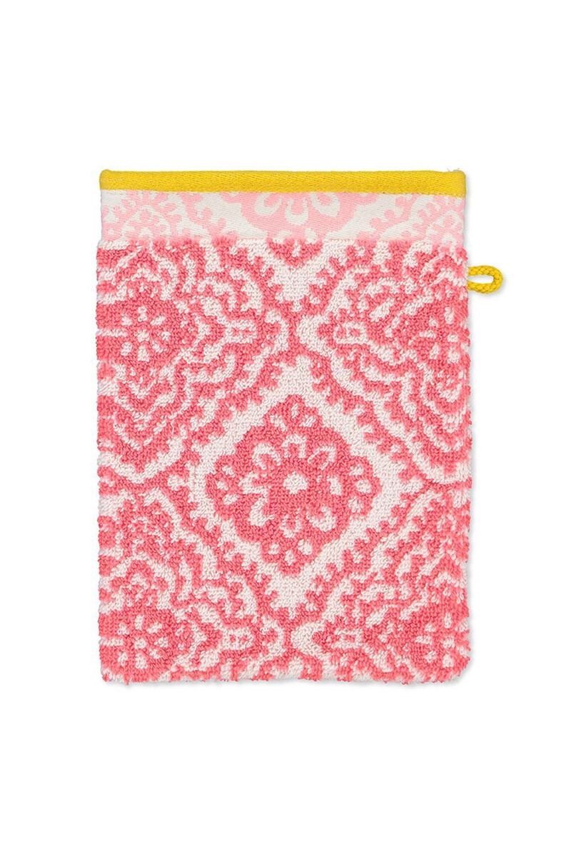 Color Relation Product Wash cloth Jacquard Check Dark pink 16x22 cm
