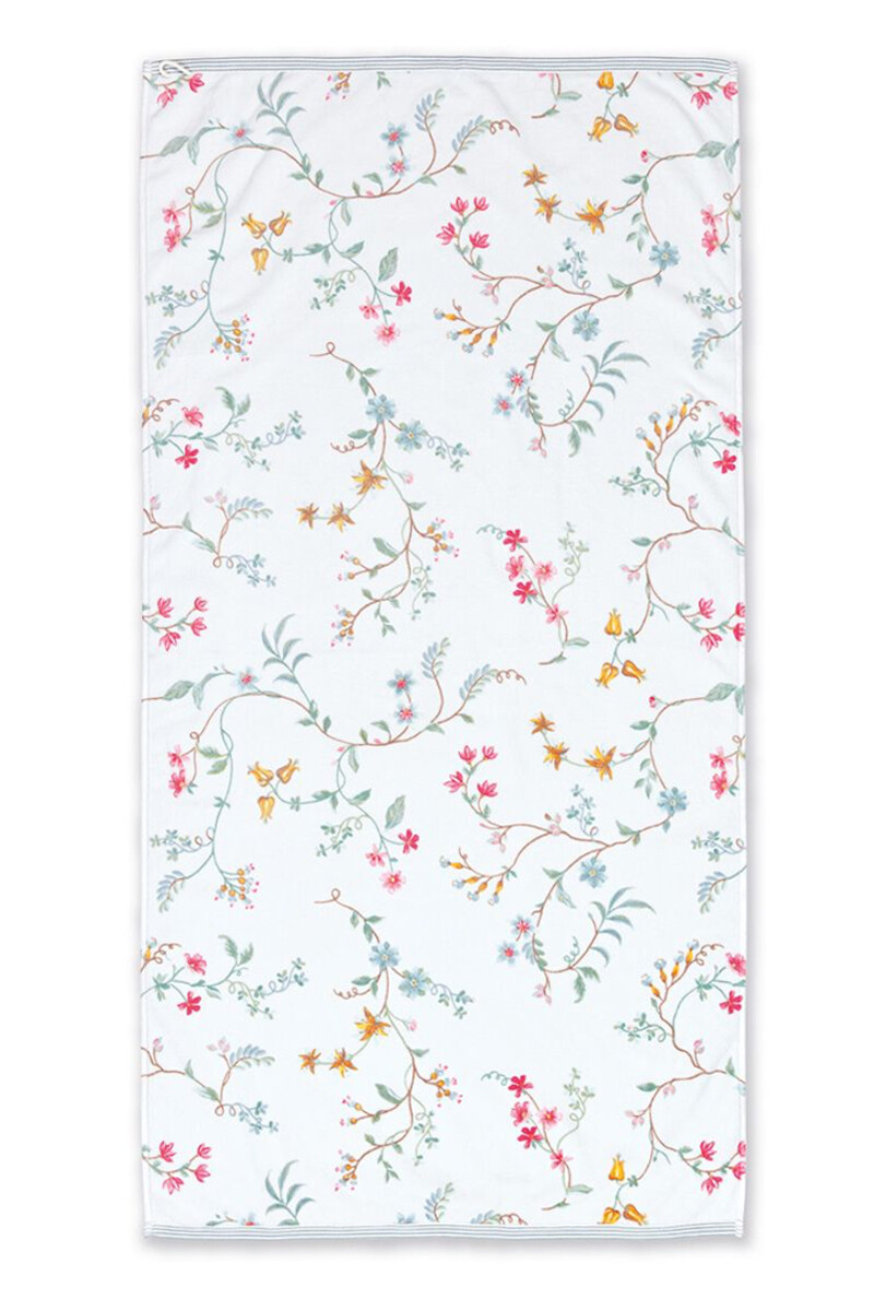 Color Relation Product Große Handtuch Les Fleurs Weiß 70x140 cm